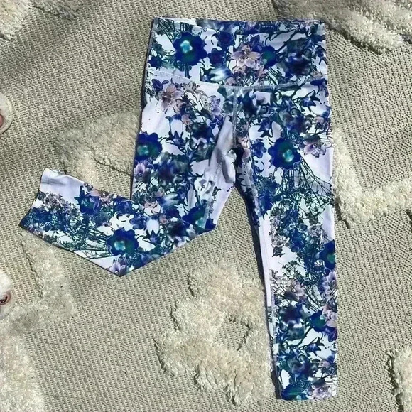 Floral Workout Leggings S - Picture 1 of 5